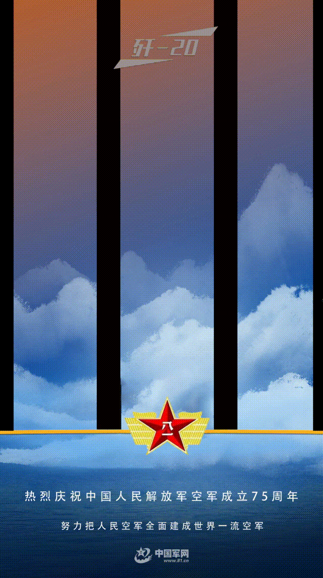 裸眼3d看战机,祝人民空军生日快乐!