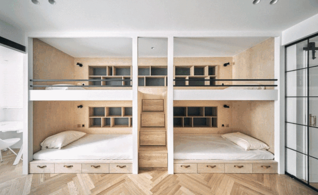 设计师的家，132㎡三室一厅，开放式客餐厨+上下铺卧室，打造舒适宜居的亲子宅！