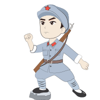 不忘初心再长征倔强小红军表情包