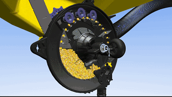 排种器负压腔内真空度越大,排种盘上吸附种子的能力就越强,空穴率就越