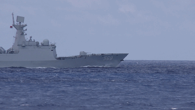 南海舰队某支队驱护编队五昼夜攻防演练