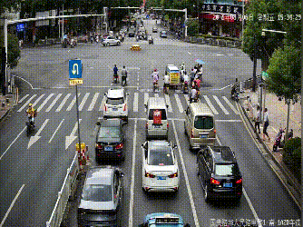 国庆路与人民路电警-南-1A2D车道(2021-08-06 16_51_43)_2579875.gif