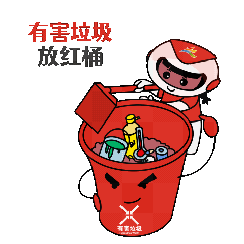 话不多说推动垃圾分类观念深入人心一套专属手绘表情包为仲恺群众