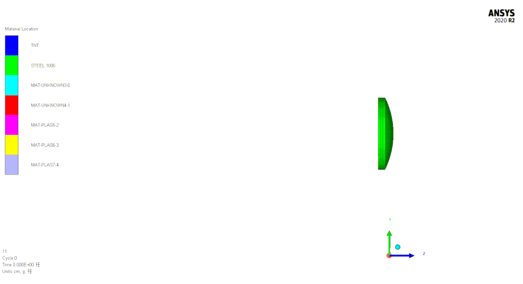 AUTODYN | 多层药型罩的串联EFP成型计算的图3