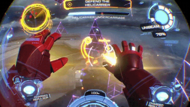 索尼PS VR, 钢铁侠，钢铁侠VR，VR游戏