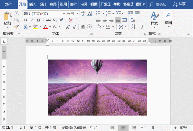 word任意调整图片大小