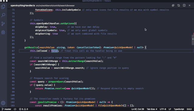 VS Code 1.40 发布！可自行搭建 Web 版 VS Code！ 