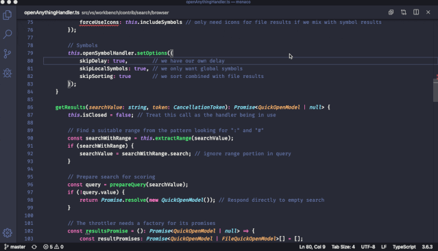 VS Code 1.40 发布！可自行搭建 Web 版 VS Code！ 