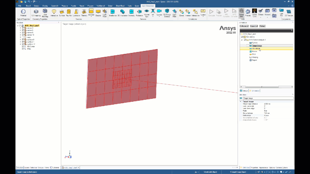 Ansys Zemax / Ansys Speos | 如何使用Ansys光学解决方案设计和分析 HUD系统的图12