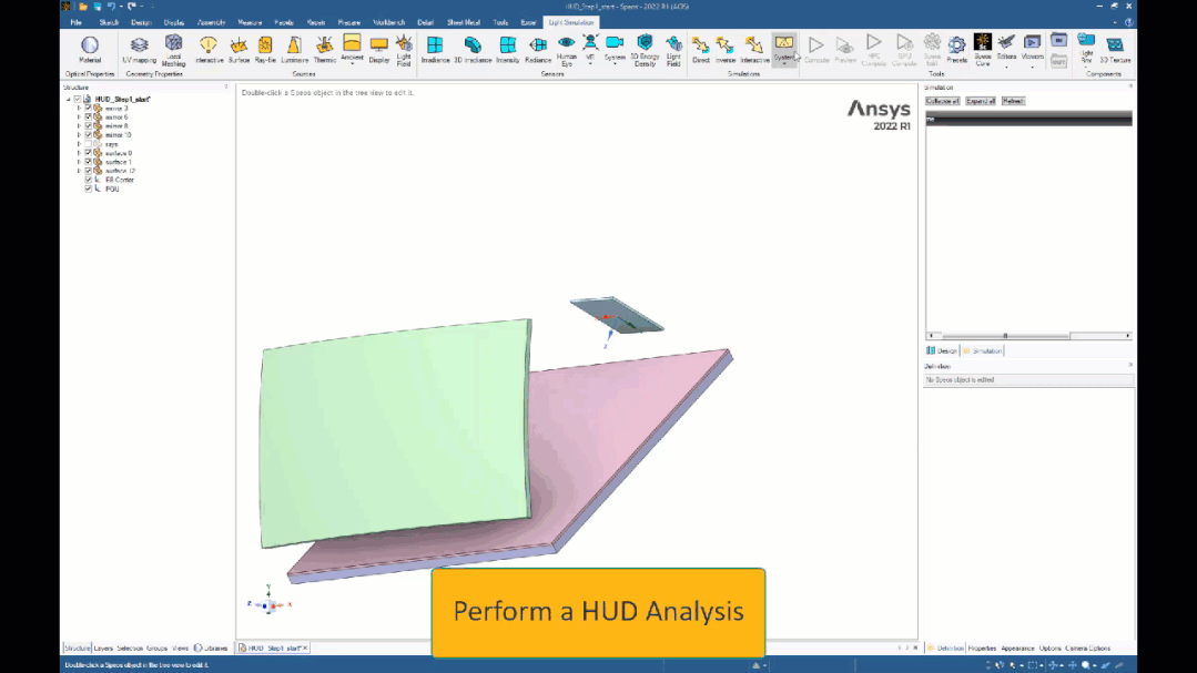 Ansys Zemax / Ansys Speos | 如何使用Ansys光学解决方案设计和分析 HUD系统的图9