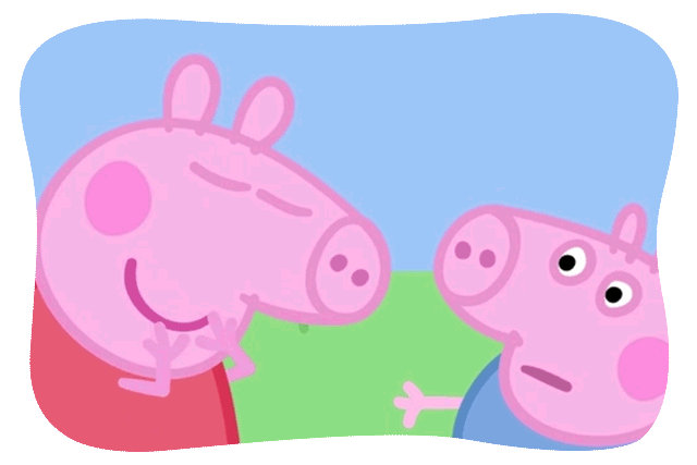 小猪佩奇快乐阅读乔治打嗝了