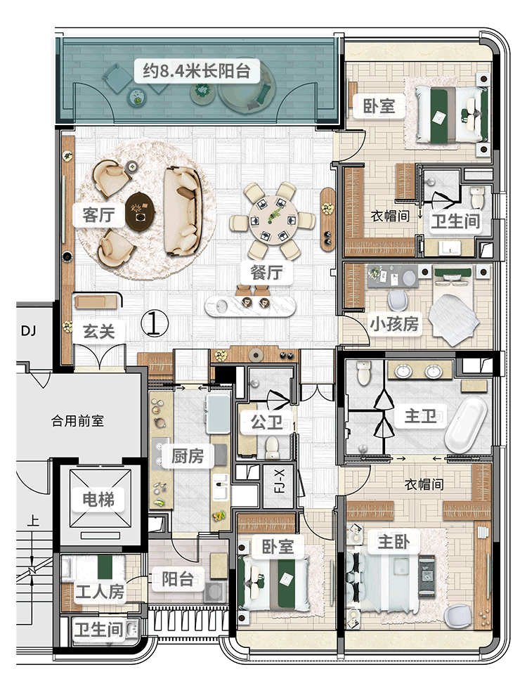 侨鑫保利汇景台 125-360㎡！符合400位老板的要求！