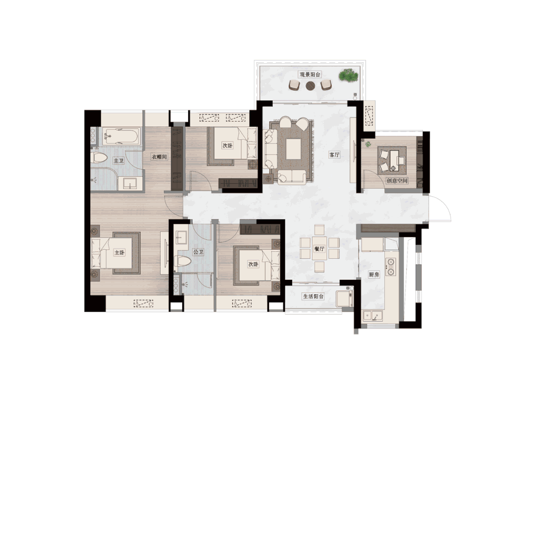 番禺珠江铂世湾加推138方四房，4.2万/平也能买？