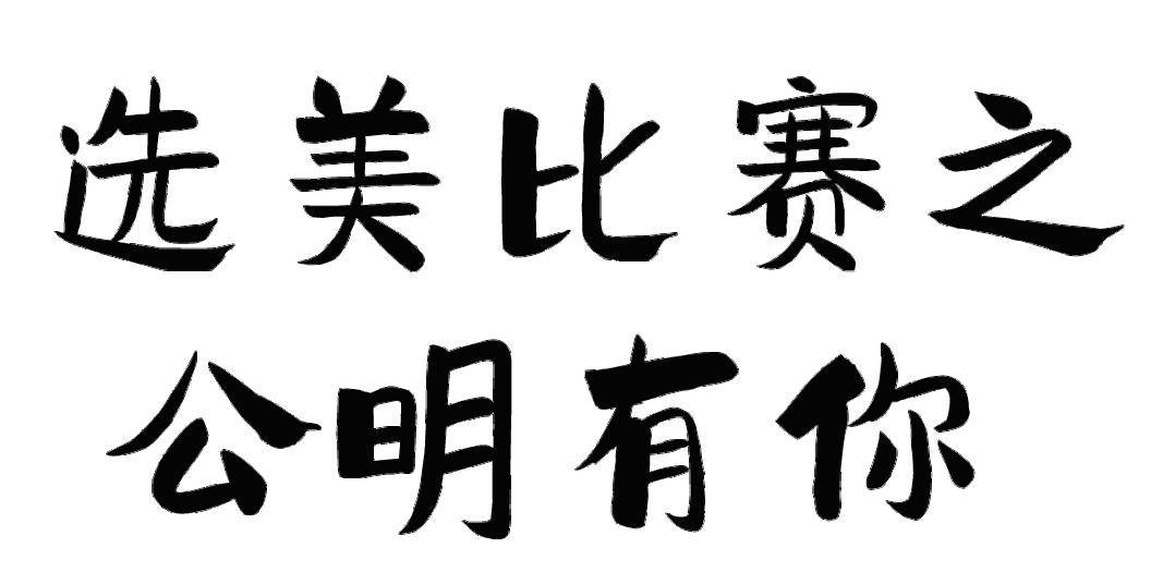 公明选美，获奖背后的努力.....