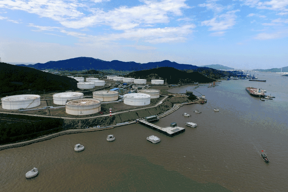 一起去看看舟山油品储运加工基地建设的最新进展!