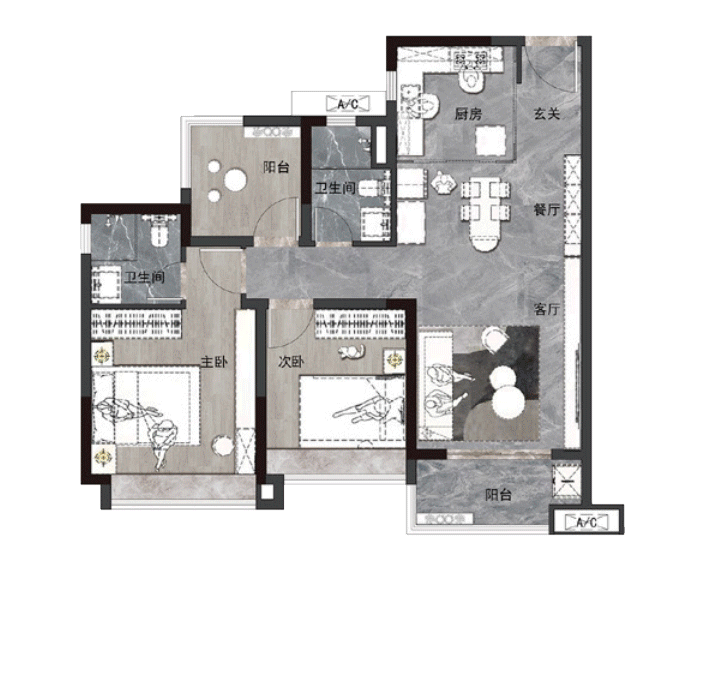 一站即黄埔【路劲星棠】公立学府旁，78㎡~95㎡即买即入住！