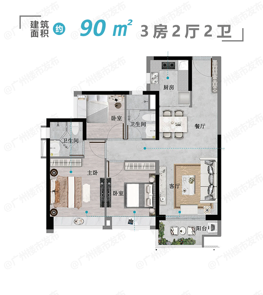 买家点名？科学城越秀双星如何选？我切开给你看