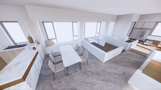 本周末天河和樾府加推新户型，加推3栋约125㎡B户型！