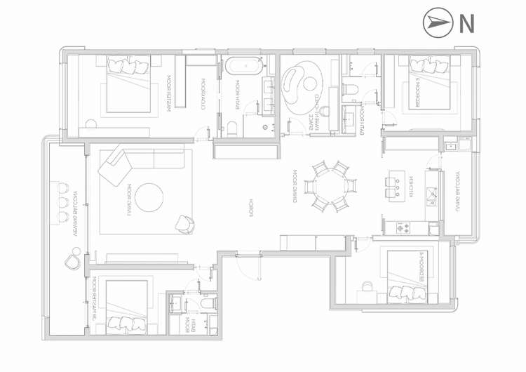 天河缦云广州大平层的样板间，今天就会正式开放