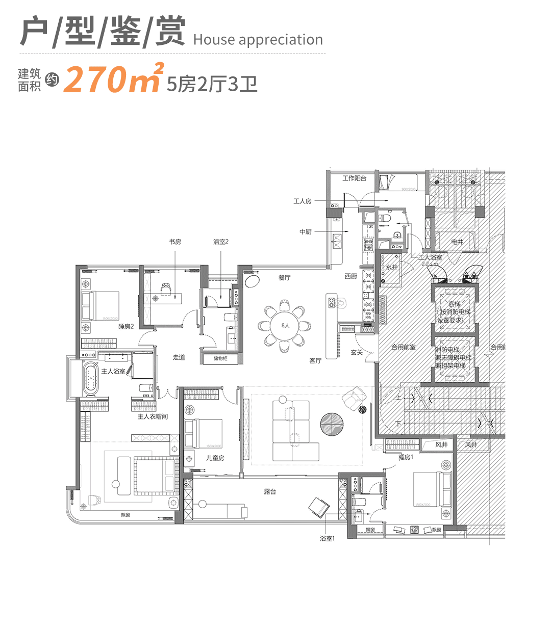 番禺越秀和樾府*后一栋，270㎡大平层不足200套！