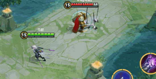 马超打韩信昨打_位移比_马超位移穿墙