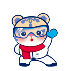 亚冬会吉祥物"滨滨""妮妮"表情包微信一键get!