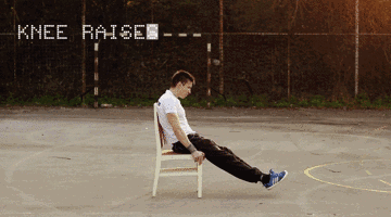 只需要一把椅子？腰腹、胸肌、下肢随你挑！