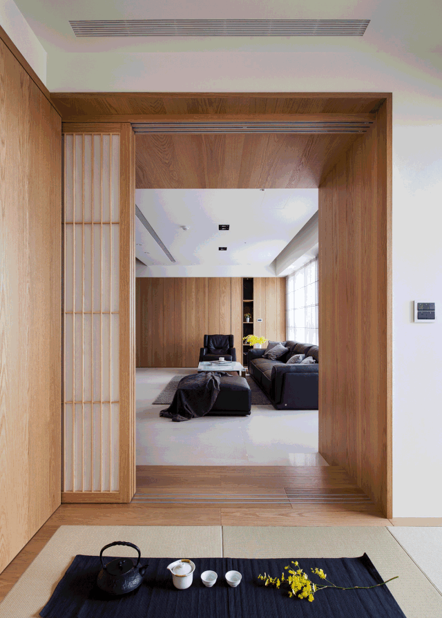 日式公寓，樸素原木詮釋優雅細膩的居家品味 家居 第12張