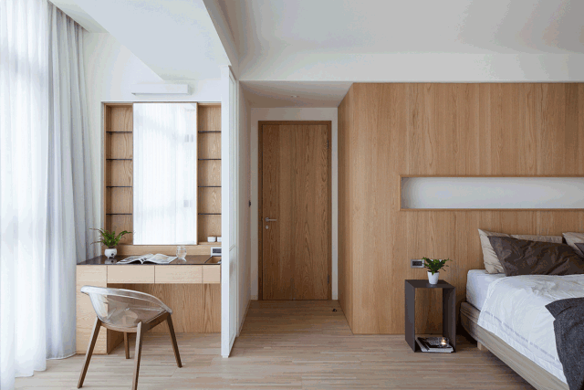 日式公寓，樸素原木詮釋優雅細膩的居家品味 家居 第26張
