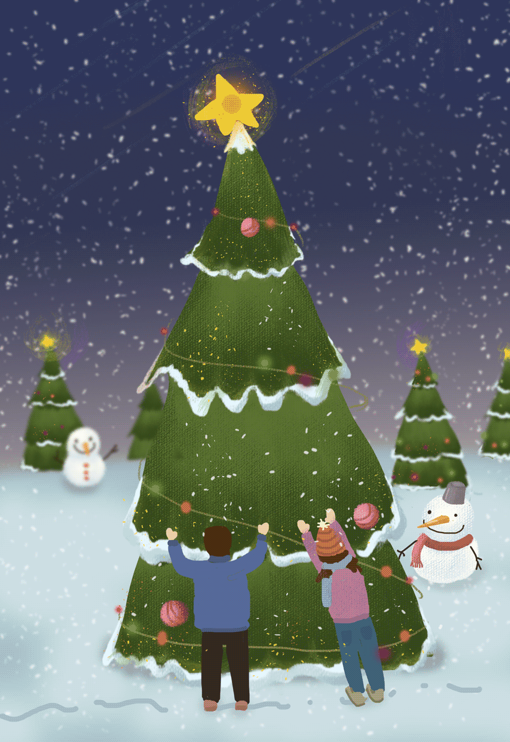 领个平安果健康平安到永久~~圣诞老人如期