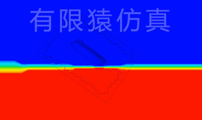 STAR-CCM+入水仿真/运动建模案例：落入水中的救生艇的图7