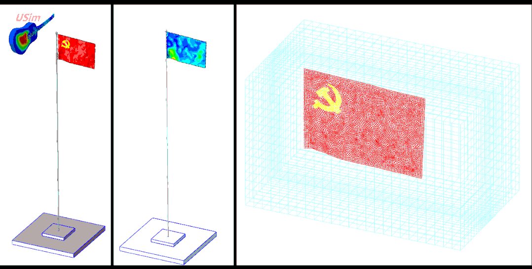 党旗迎风飘扬-庆祝中国共产党成立100周年的图1