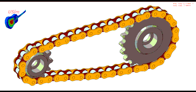 Abaqus齿轮链条传动仿真 附ABAQUS经典例题集下载的图5