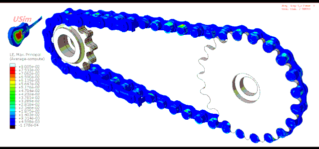 Abaqus齿轮链条传动仿真 附ABAQUS经典例题集下载的图6