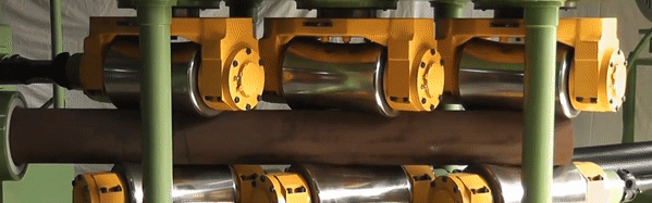 【隐式显式切换】Abaqus双曲线辊矫直机的图4