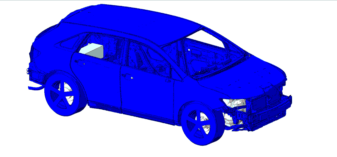 【整车碰撞】12辆“偷油塔”相撞！！！免费领有限元模型＋Abaqus Inp文件分割脚本的图2