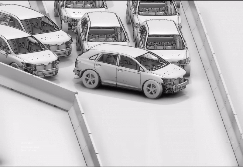 【整车碰撞】12辆“偷油塔”相撞！！！免费领有限元模型＋Abaqus Inp文件分割脚本的图4