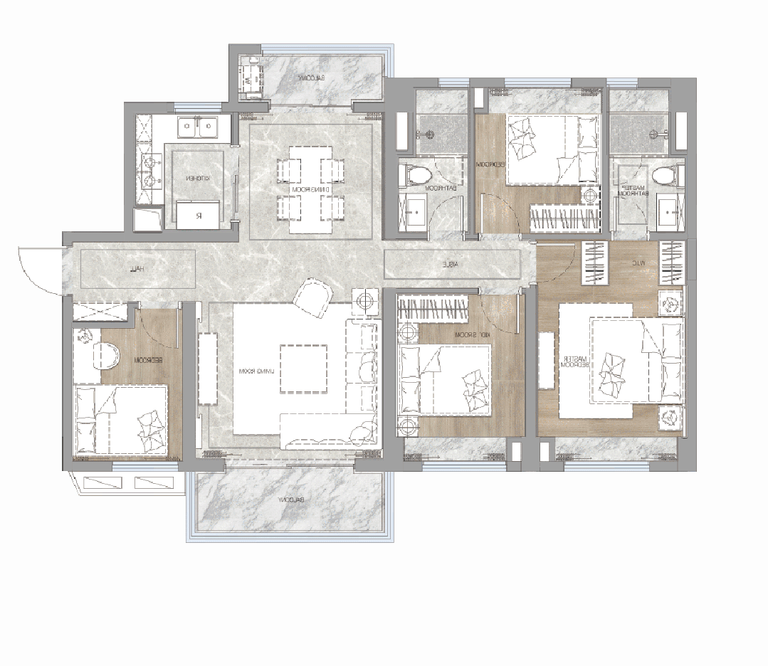 白云合景朗云现楼91-121m²，单价3字头！
