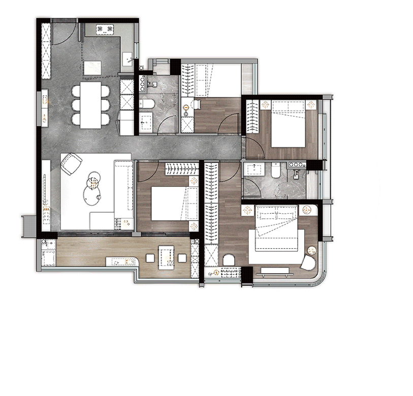 海珠中海观澔府主力总价段为650-1000万