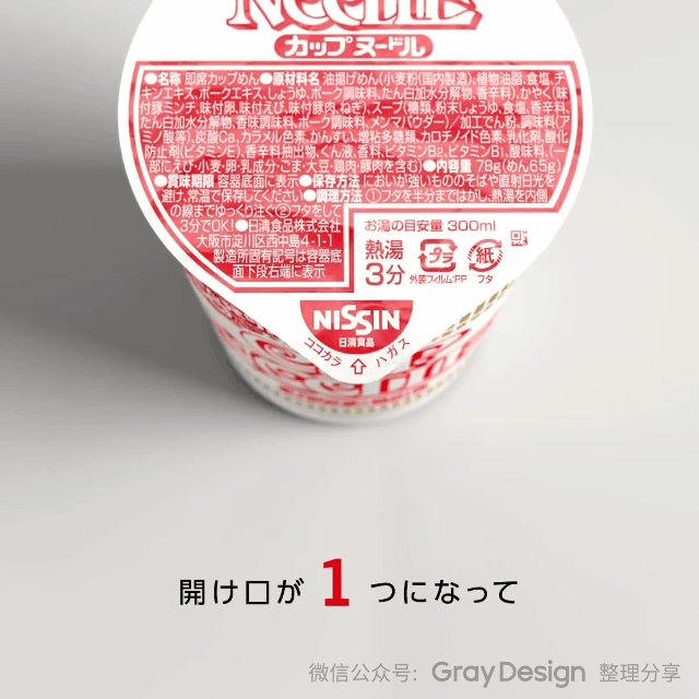 日清杯面新設計的“貓耳”杯蓋，每年竟可減塑33噸？的圖4