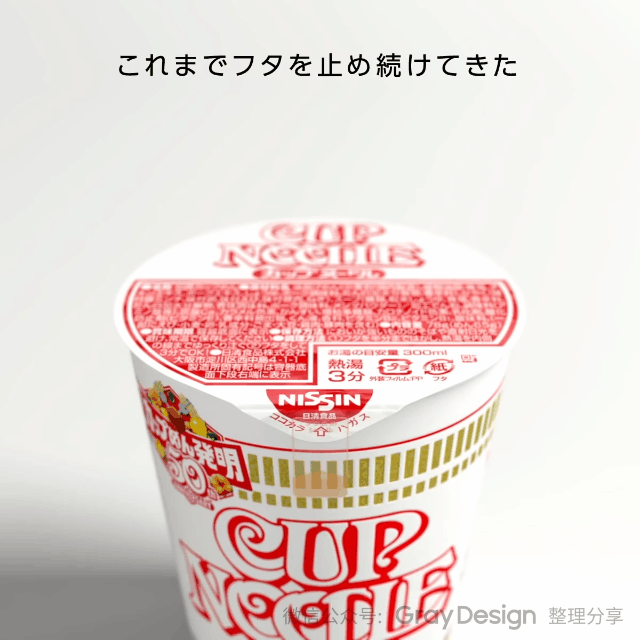 日清杯面新設計的“貓耳”杯蓋，每年竟可減塑33噸？的圖2