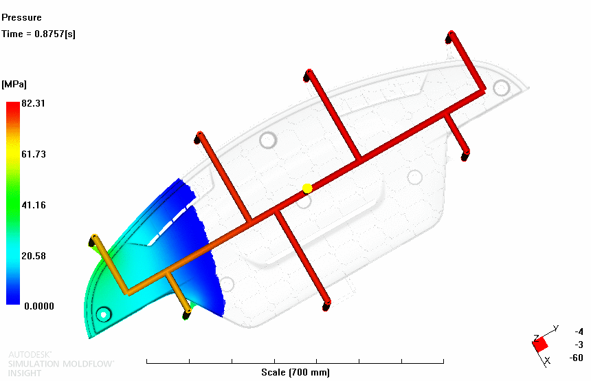 分享——汽车发动机盖板完整模流分析的图14