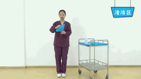 医用一次性帽子怎么戴【附标准视频】医务人员穿脱防护服全流程（动图）一起来复习！_https://www.jmylbn.com_新闻资讯_第5张