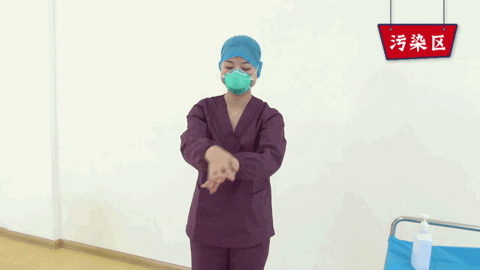 医用一次性帽子怎么戴【附标准视频】医务人员穿脱防护服全流程（动图）一起来复习！_https://www.jmylbn.com_新闻资讯_第22张