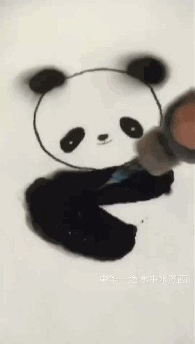 沙画 水中水墨画 水影画 湿拓画 水画 水中作画 创意达人