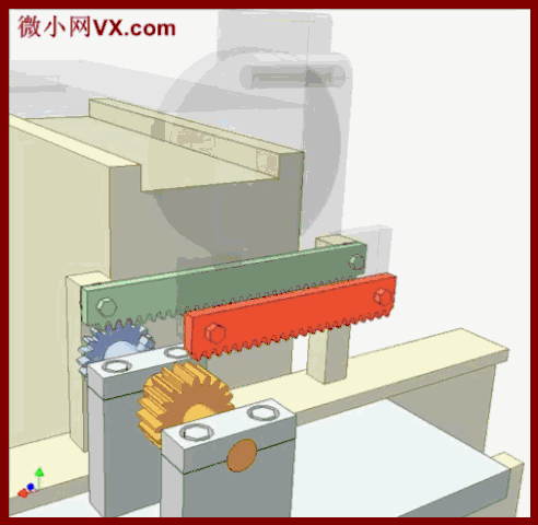 【机械原理】30个经典机械结构动图，展现异形件机械加工原理的图3