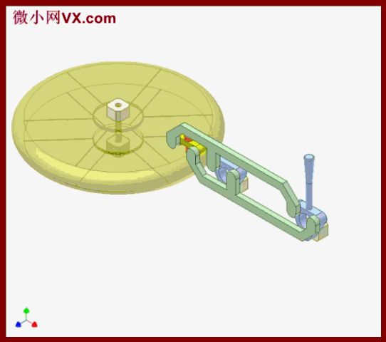 【机械原理】30个经典机械结构动图，展现异形件机械加工原理的图1