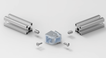 铝型材常用连接方式，动画演示的更直观的图18