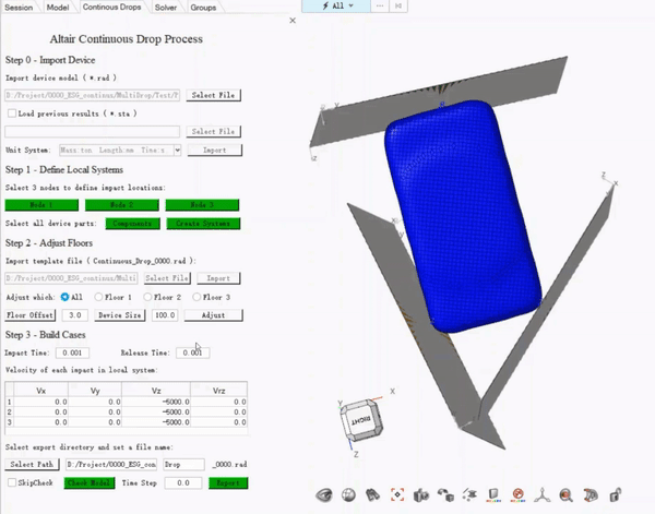 技术干货 | 连续跌落太麻烦？HyperWorks自动建模工具了解一下的图13