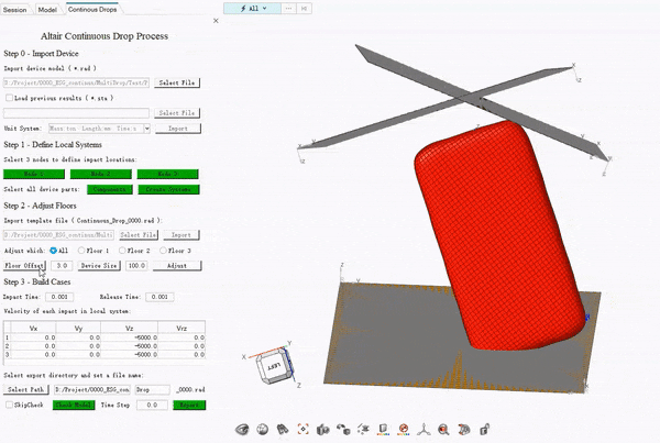 技术干货 | 连续跌落太麻烦？HyperWorks自动建模工具了解一下的图11